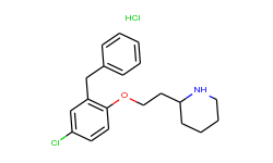 2-[2-(2-benzyl-4-chlorophenoxy)ethyl]piperidine hydrochloride