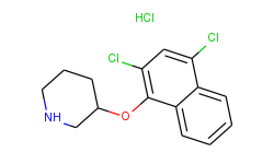 3-[(2,4-dichloro-1-naphthyl)oxy]piperidine hydrochloride