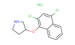 3-[(2,4-dichloro-1-naphthyl)oxy]pyrrolidine hydrochloride