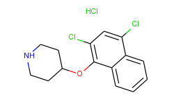 4-[(2,4-dichloro-1-naphthyl)oxy]piperidine hydrochloride