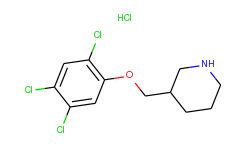 3-[(2,4,5-trichlorophenoxy)methyl]piperidine hydrochloride