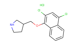 2,4-dichloro-1-naphthyl 3-pyrrolidinylmethyl ether hydrochloride