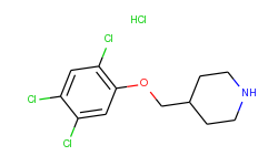 4-[(2,4,5-trichlorophenoxy)methyl]piperidine hydrochloride