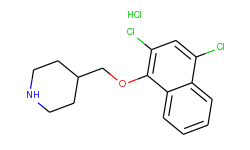 2,4-dichloro-1-naphthyl 4-piperidinylmethyl ether hydrochloride