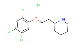 2-(2-piperidinyl)ethyl 2,4,5-trichlorophenyl ether hydrochloride