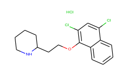 2-{2-[(2,4-dichloro-1-naphthyl)oxy]-ethyl}piperidine hydrochloride