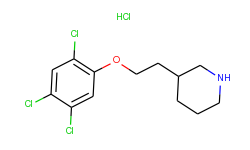2-(3-piperidinyl)ethyl 2,4,5-trichlorophenyl ether hydrochloride