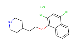 4-{2-[(2,4-dichloro-1-naphthyl)oxy]-ethyl}piperidine hydrochloride