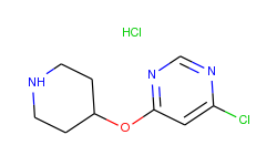 6-chloro-4-pyrimidinyl 4-piperidinyl ether hydrochloride