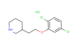 3-[2-(2,5-dichlorophenoxy)ethyl]piperidine hydrochloride