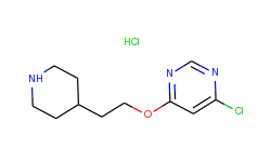 6-chloro-4-pyrimidinyl 2-(4-piperidinyl)ethyl ether hydrochloride