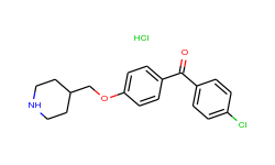 (4-chlorophenyl)[4-(4-piperidinylmethoxy)phenyl]-methanone hydrochloride
