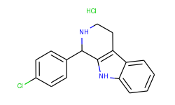 1-(4-chlorophenyl)-2,3,4,9-tetrahydro-1h-beta-carboline hydrochloride