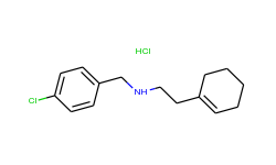 n-(4-chlorobenzyl)-2-(1-cyclohexen-1-yl)-1-ethanamine hydrochloride