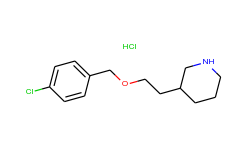 3-{2-[(4-chlorobenzyl)oxy]ethyl}piperidine hydrochloride