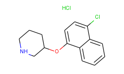 3-[(4-chloro-1-naphthyl)oxy]piperidine hydrochloride