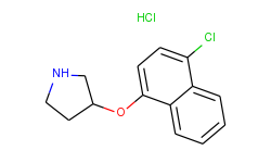 3-[(4-chloro-1-naphthyl)oxy]pyrrolidine hydrochloride