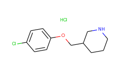 3-[(4-chlorophenoxy)methyl]piperidine hydrochloride