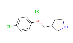 3-[(4-chlorophenoxy)methyl]pyrrolidine hydrochloride