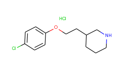 3-[2-(4-chlorophenoxy)ethyl]piperidine hydrochloride