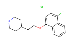 4-{2-[(4-chloro-1-naphthyl)oxy]ethyl}piperidine hydrochloride