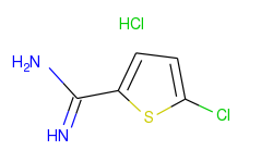 2-Thiophenecarboximidamide, 5-chloro-, monohydrochloride