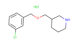 3-{[(3-chlorobenzyl)oxy]methyl}piperidine hydrochloride