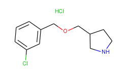 3-{[(3-chlorobenzyl)oxy]methyl}pyrrolidine hydrochloride