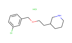 3-{2-[(3-chlorobenzyl)oxy]ethyl}piperidine hydrochloride
