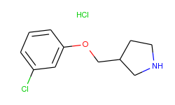 3-[(3-chlorophenoxy)methyl]pyrrolidine hydrochloride