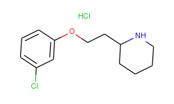 2-[2-(3-chlorophenoxy)ethyl]piperidine hydrochloride