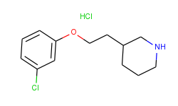 3-[2-(3-chlorophenoxy)ethyl]piperidine hydrochloride