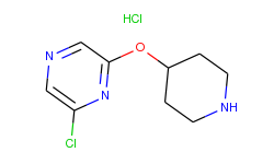 6-chloro-2-pyrazinyl 4-piperidinyl ether hydrochloride