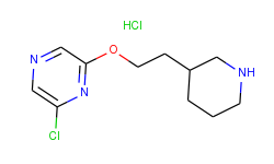 6-chloro-2-pyrazinyl 2-(3-piperidinyl)ethyl ether hydrochloride