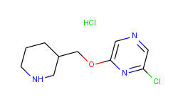 2-chloro-6-(3-piperidinylmethoxy)pyrazine hydrochloride