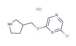 2-chloro-6-(3-pyrrolidinylmethoxy)pyrazine hydrochloride