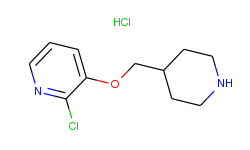 2-chloro-3-(4-piperidinylmethoxy)pyridine hydrochloride