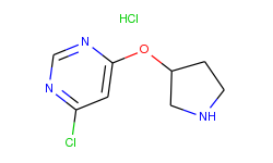 4-chloro-6-(3-pyrrolidinyloxy)pyrimidine hydrochloride