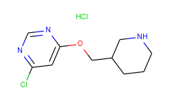 4-chloro-6-(3-piperidinylmethoxy)pyrimidine hydrochloride