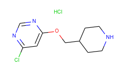 4-chloro-6-(4-piperidinylmethoxy)pyrimidine hydrochloride