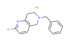 6-n-benzyl-2-chloro-5,6,7,8-tetrahydro-1,6-naphthyridine hcl