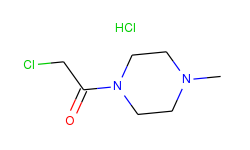 Piperazine, 1-(chloroacetyl)-4-methyl-, monohydrochloride