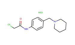2-chloro-n-(4-piperidin-1-ylmethyl-phenyl)-acetamide hydrochloride