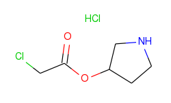 3-pyrrolidinyl 2-chloroacetate hydrochloride
