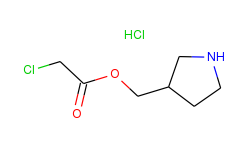 3-pyrrolidinylmethyl 2-chloroacetate hydrochloride