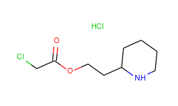 2-(2-piperidinyl)ethyl 2-chloroacetate hydrochloride