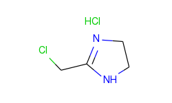 1H-Imidazole, 2-(chloromethyl)-4,5-dihydro-, monohydrochloride