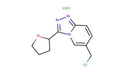 6-(chloromethyl)-3-tetrahydrofuran-2-yl[1,2,4]-triazolo[4,3-a]pyridine hydrochloride