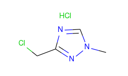 1H-1,2,4-Triazole, 3-(chloromethyl)-1-methyl-, monohydrochloride