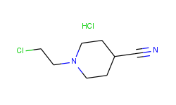 1-(2-chloroethyl)piperidine-4-carbonitrile hydrochloride